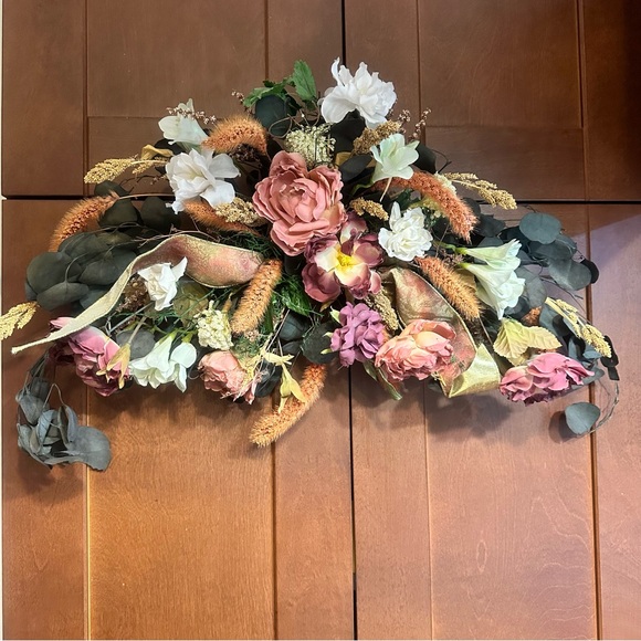 SALE!! Peony Door wreath or table arrangement.   3 - Picture 2 of 8